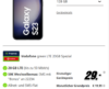 20GB im D2 Netz mit Samsung Galaxy S23 mtl. 20,99€