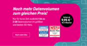 MagentaMobil Prepaid Aktion – bis zu 2GB Extra Daten
