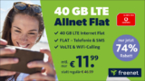 40 GB Allnet-Flat im Vodafone-Netz für 11,99 € im Monat